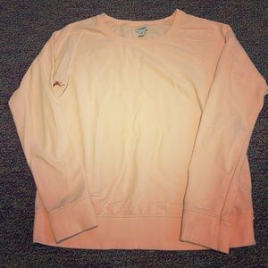 Light pink summer weight sweatshirt